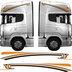 Truck cab full side Graphics adesivi (Prodotto compatibile)
