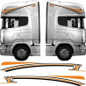 Truck cab full side Graphics adesivos (Produto compatível)