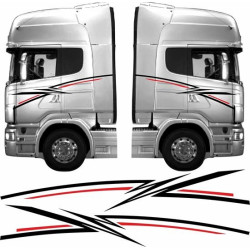 Truck cab full side Graphics adesivos (Produto compatível)