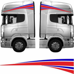 Truck cab full side Graphics decals (Compatible Product)