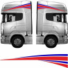 Truck cab full side Graphics adesivos (Produto compatível)
