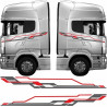 Truck cab full side Graphics adesivi (Prodotto compatibile)