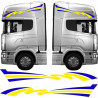 Truck cab full side Graphics adesivi (Prodotto compatibile)