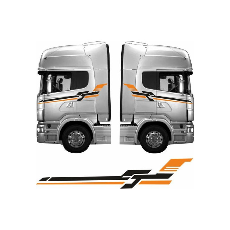 Truck cab full side Graphics aufkleber (Kompatibles Produkt)
