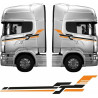 Truck cab full side Graphics Autocollant (Produit compatible)