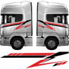 Truck cab full side Graphics adesivos (Produto compatível)