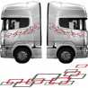 Truck cab full side Graphics adhesivos (Producto compatible)
