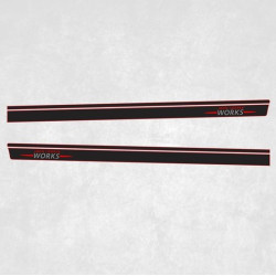 ADESIVI Mini Clubamn JCW F54 side Stripes (Prodotto compatibile)