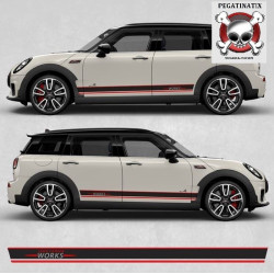ADESIVI Mini Clubamn JCW F54 side Stripes (Prodotto compatibile)