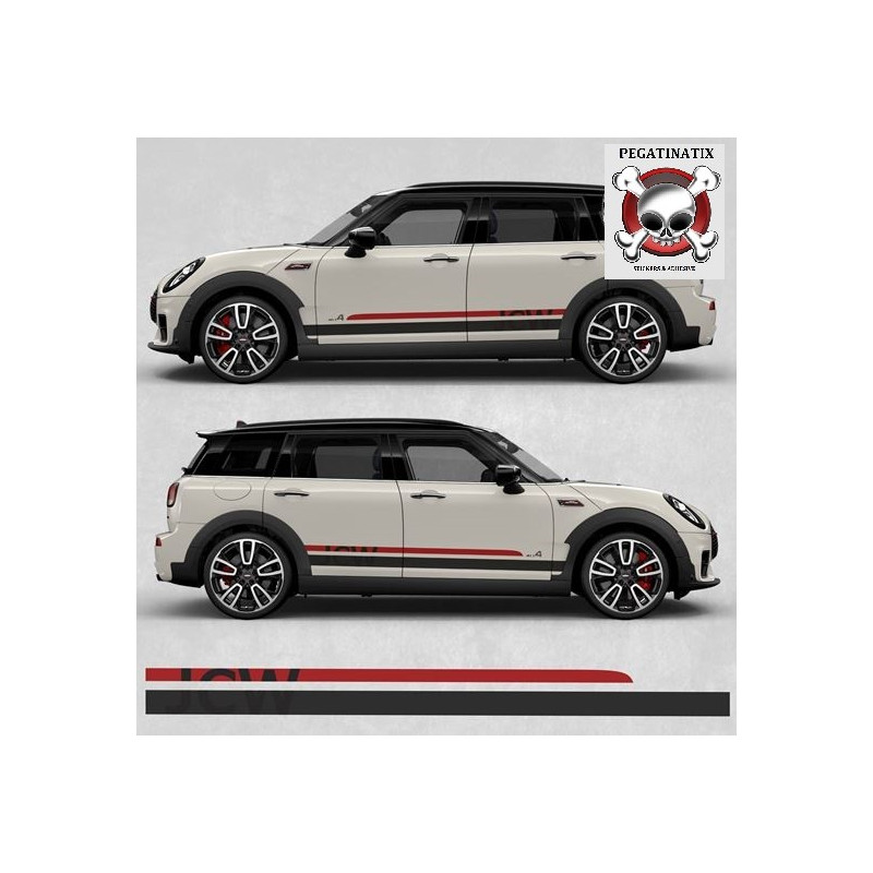 DECALS Mini Clubamn JCW F54 side Stripes (Compatible Product)