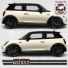 AUFKLEBER MINI Hatchback JCW side Stripes (Kompatibles Produkt)
