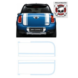 DECALS Mini R60 Countryman Bonnet & Rear Stripes (Compatible Product)