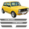 AUTOCOLLANT Mini 1275 GT side Stripes (Produit compatible)