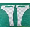 AUFKLEBER Mini R50 / R52 / R53 Cooper S Checkmate side Scuttle (Kompatibles Produkt)