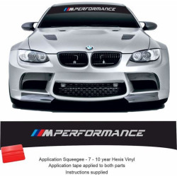 BMW M Performance Sunstrip AUFKLEBER (Kompatibles Produkt)