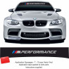 BMW M Performance Sunstrip Stickers (Compatible Product)