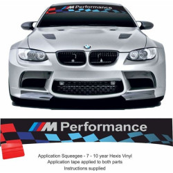 BMW M Performance Sunstrip ADESIVI (Prodotto compatibile)
