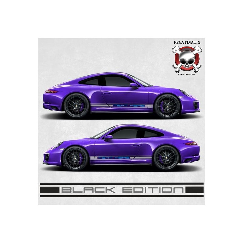 PORSCHE 992 / 991 / 997 / 996 Stripes ADESIVOS (Produto compatível)