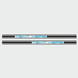 PORSCHE 992 / 991 / 997 / 996 Stripes ADHESIVOS (Producto compatible)