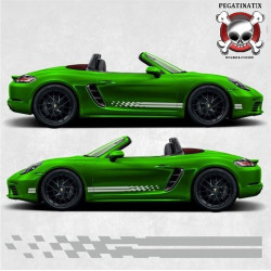 PORSCHE 781 / 718 side Stripes ADHESIVOS (Producto compatible)