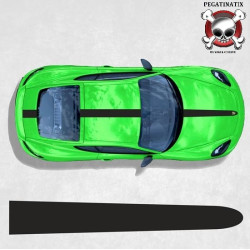 PORSCHE 718 side Stripes AUFKLEBER (Kompatibles Produkt)