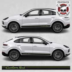 PORSCHE Cayenne side Stripes ADHESIVOS (Producto compatible)