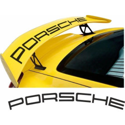 PORSCHE 981 Cayman GT4 rear Wing AUFKLEBER (Kompatibles Produkt)