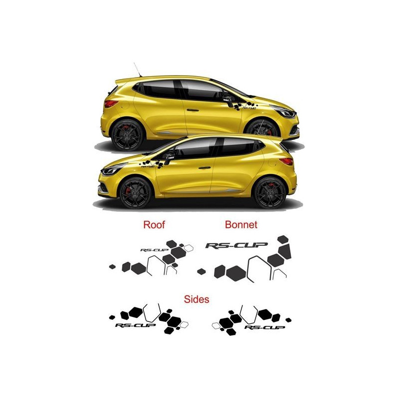 Renault Clio R.S RS-CUP DECALS (Compatible Product)