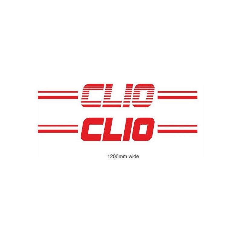 Renault Clio AUTOCOLLANT (Produit compatible)