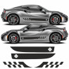 Alfa Romeo 4C 2015 - 17 side Stripes ADESIVOS (Produto compatível)