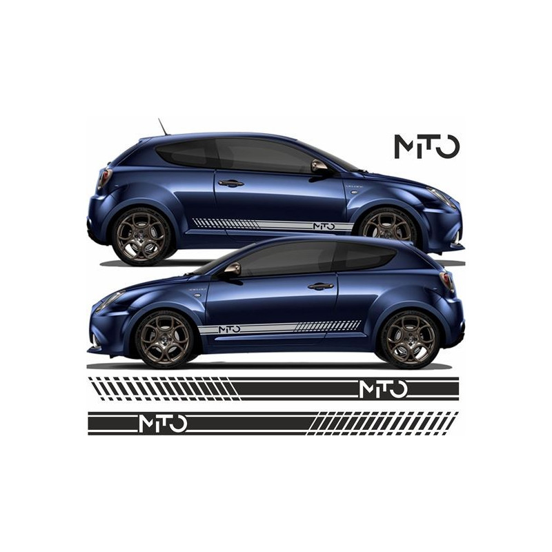 Alfa Romeo MITO Stripes ADESIVOS (Produto compatível)