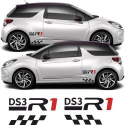 DS3 Racing roof Stickers (Produto compatível)