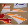SUZUKI GSX-R 600 1992- red-white VERSION DECALS SET (Produit compatible)