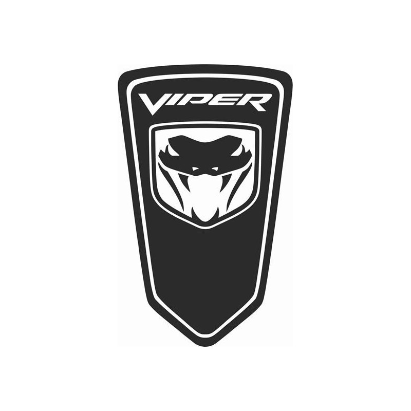 Dodge Viper 2003 - 2011 hood Stickers (Compatible Product)