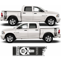 Dodge Punisher side Stripes Stickers (Compatible Product)