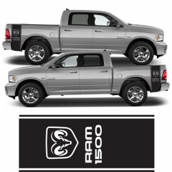 Dodge RAM 1500 side Stripes AUFKLEBER (Kompatibles Produkt)