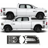 Dodge RAM 1500 side Stripes autocollant  (Produit compatible)