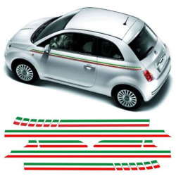 Fiat 500c ABARTH Stripes DECALS (Compatible Product)