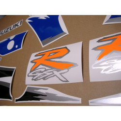 SUZUKI GSX-R 600 1993 - BLUE/BLACK autocollant (Produit compatible)