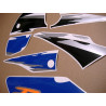 SUZUKI GSX-R 600 1993 - BLUE/BLACK autocollant (Produit compatible)