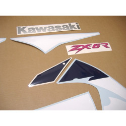 STICKER SET KAWASAKI ZX-6R YEAR 1998 GREEN (Kompatibles Produkt)