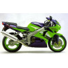 STICKER SET KAWASAKI ZX-6R YEAR 1998 GREEN (Compatible Product)