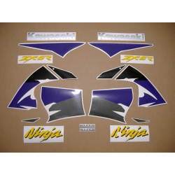 STICKER SET KAWASAKI ZX-6R YEAR 1998 RED (Compatible Product)
