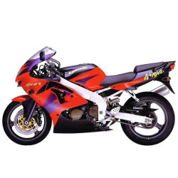 STICKER SET KAWASAKI ZX-6R YEAR 1998  RED (Producto compatible)