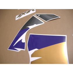 STICKER SET KAWASAKI ZX-6R YEAR 1998 BLACK/GREY/PURPLE (Produto compatível)