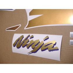 STICKER SET KAWASAKI ZX-6R YEAR 1998 BLACK/GREY/PURPLE (Produit compatible)