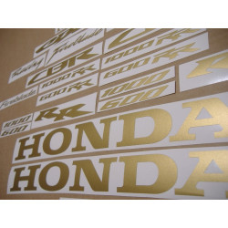 DECALS HONDA CBR 600RR/1000RR CUSTOM MATTE GOLD (Compatible Product)
