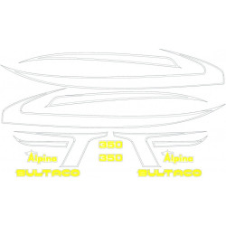 ADESIVOS BULTACO ALPINA 350 (Produto compatível)