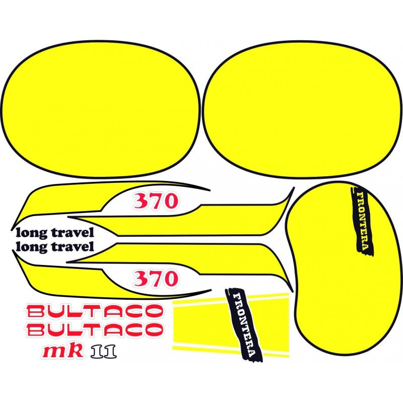 Stickers decals BULTACO FRONTERA 370 MK11 (Compatible Product)