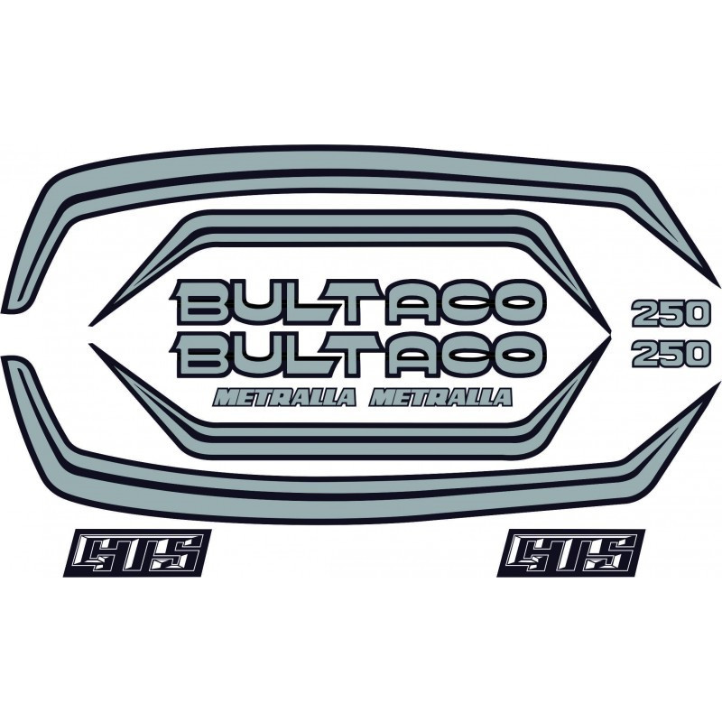 Stickers decals BULTACO Metralla GTS (Compatible Product)